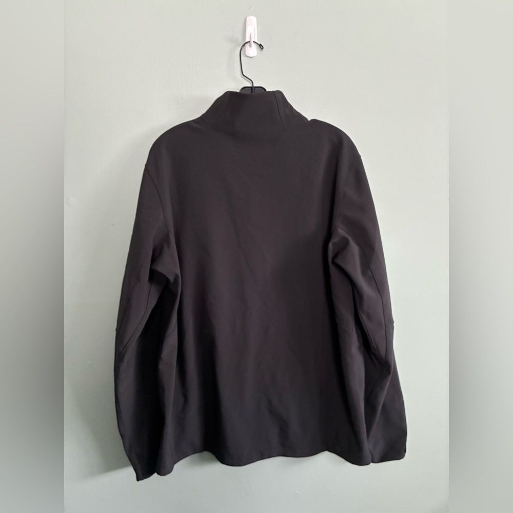 Patagonia Jacket Adult L Black Softshell Full Zip Long Sleeve Logo Pockets Mens - Picture 5 of 8